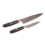 Yaxell Super Gou Ypsilon set met Japans koksmes 20cm en universeelmes 12cm