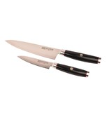 Yaxell Super Gou Ypsilon set met Japans koksmes 20cm en universeelmes 12cm