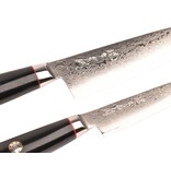 Yaxell Super Gou Ypsilon set met Japans koksmes 20cm en universeelmes 12cm