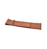 Wunschleder messentas - cognac vintage bio-leder - voor 1 mes