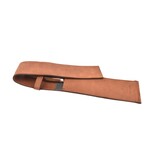 Wunschleder messentas - cognac vintage bio-leder - voor 1 mes
