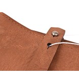 Wunschleder messentas - cognac vintage bio-leder - voor 1 mes