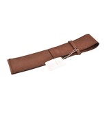 Wunschleder messentas - bruin vintage bio-leder - voor 1 mes