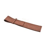 Wunschleder messentas - bruin vintage bio-leder - voor 1 mes