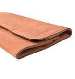 Wunschleder magnetische messentas - cognac vintage bio-leder - voor 4 messen