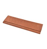 Wunschleder magnetische messentas - cognac vintage bio-leder - voor 4 messen