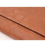 Wunschleder magnetische messentas - cognac vintage bio-leder - voor 4 messen