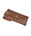 Crafted zakmeshouder - leder bruin
