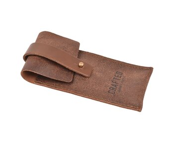 Crafted zakmeshouder - leder bruin