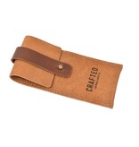 Crafted zakmeshouder - leder sand