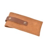 Crafted zakmeshouder - leder sand