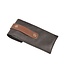 Crafted zakmeshouder - leder zwart