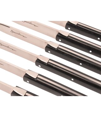 Sauveterre 6 steakmessen met heft in paperstone