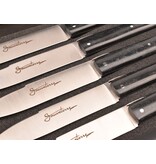 Sauveterre 6 steakmessen met heft in paperstone