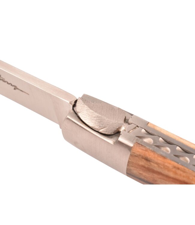 Sauveterre 11cm bois d'aubrac - bewerkte rug - mat eindstuk