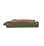 M.C.Cognet Douk-Douk klein rvs met etui  groen