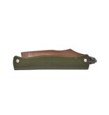 M.C.Cognet Douk-Douk klein rvs met etui  groen