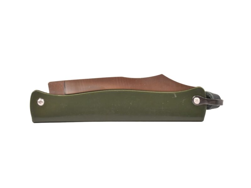 M.C.Cognet Douk-Douk klein rvs met etui  groen
