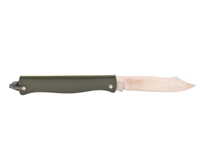 M.C.Cognet Douk-Douk klein rvs met etui  groen