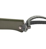 M.C.Cognet Douk-Douk klein rvs met etui  groen