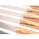6 steakmessen 'Zen' - olijfhout