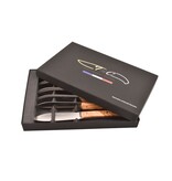 TMC 6 steakmessen 'Zen' - olijfhout