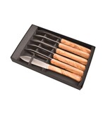 TMC 6 steakmessen 'Zen' - olijfhout