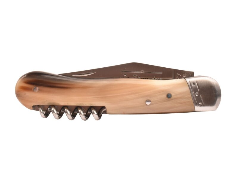 Goyon-Chazeau Le Pionnier 10cm punthoorn - met kurkentrekker