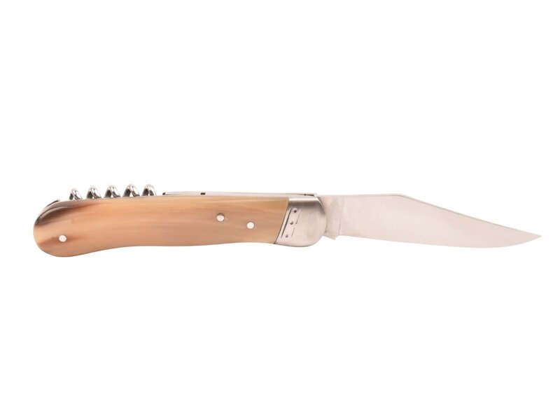 Goyon-Chazeau Le Pionnier 10cm punthoorn - met kurkentrekker