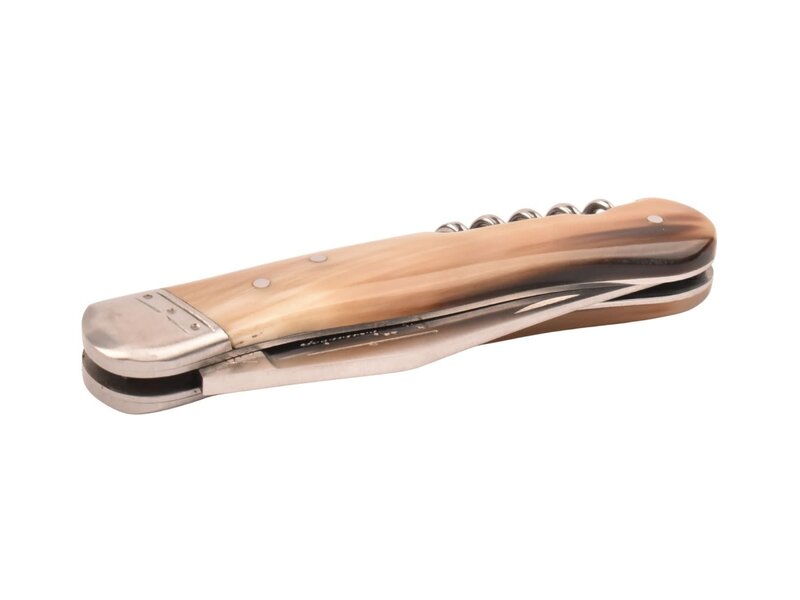 Goyon-Chazeau Le Pionnier 10cm punthoorn - met kurkentrekker