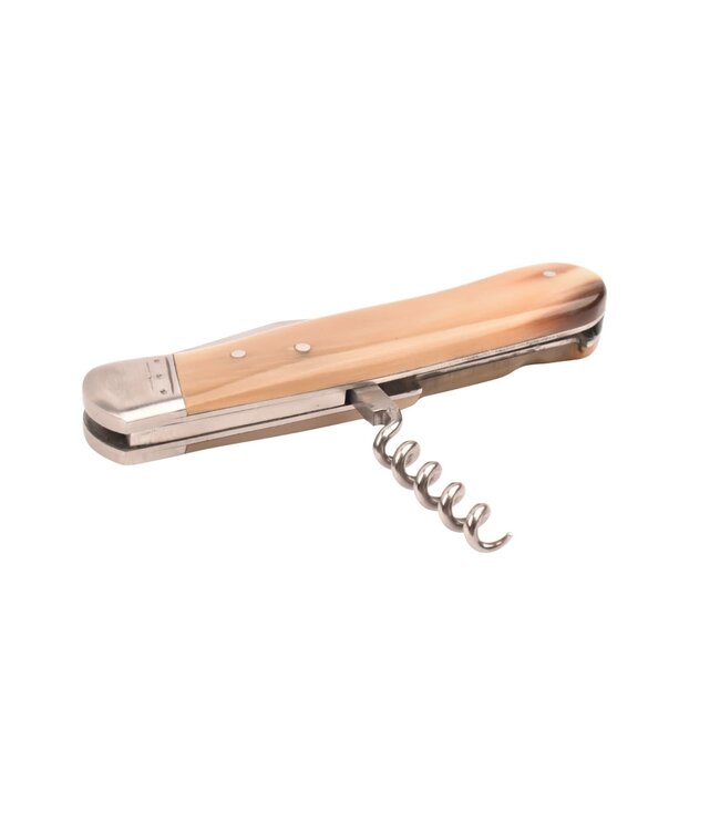 Goyon-Chazeau Le Pionnier 10cm punthoorn - met kurkentrekker