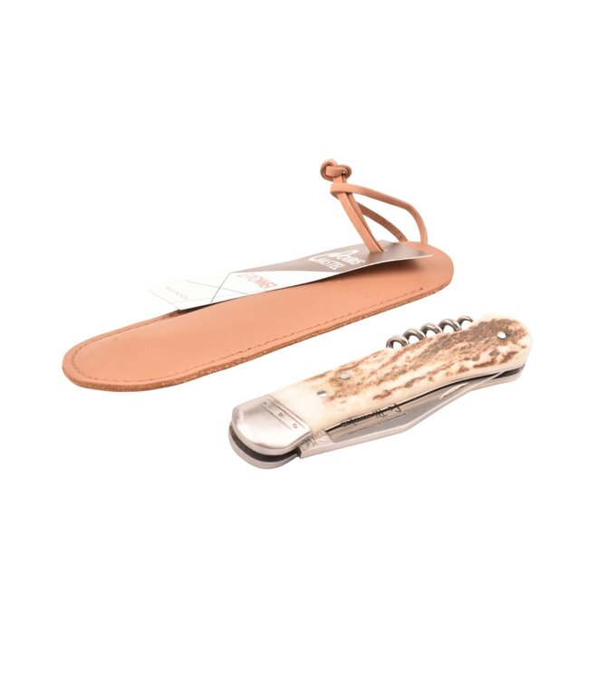 Goyon-Chazeau Le Pionnier 10cm hertshoorn - met kurkentrekker