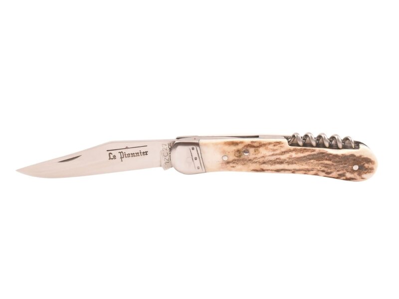 Goyon-Chazeau Le Pionnier 10cm hertshoorn - met kurkentrekker