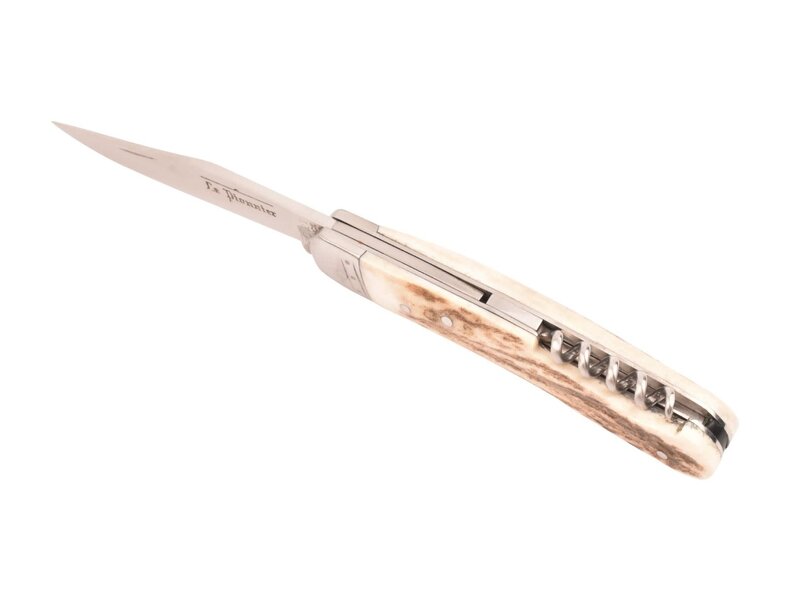 Goyon-Chazeau Le Pionnier 10cm hertshoorn - met kurkentrekker