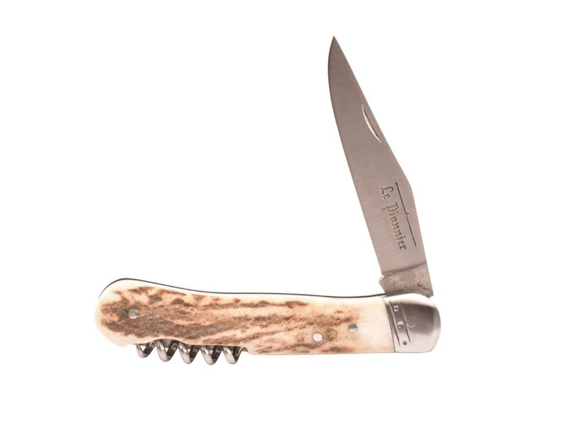 Goyon-Chazeau Le Pionnier 10cm hertshoorn - met kurkentrekker