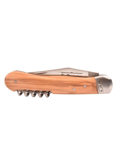 Goyon-Chazeau Le Pionnier 10cm olijfhout - met kurkentrekker