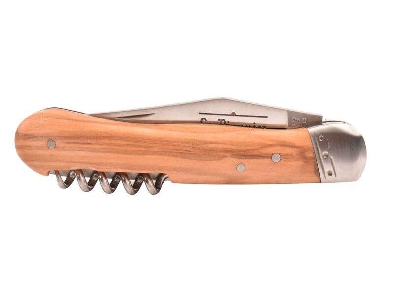 Goyon-Chazeau Le Pionnier 10cm olijfhout - met kurkentrekker