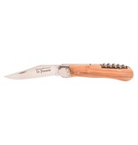 Goyon-Chazeau Le Pionnier 10cm olijfhout - met kurkentrekker
