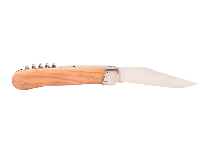 Goyon-Chazeau Le Pionnier 10cm olijfhout - met kurkentrekker
