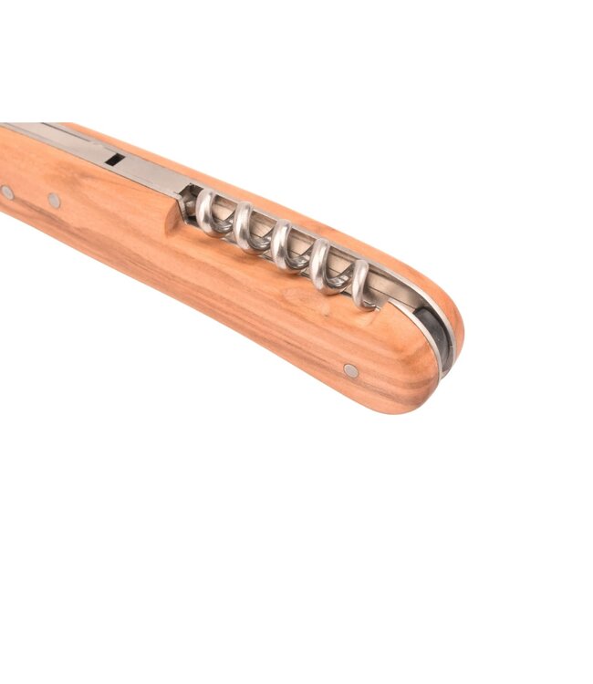 Goyon-Chazeau Le Pionnier 10cm olijfhout - met kurkentrekker