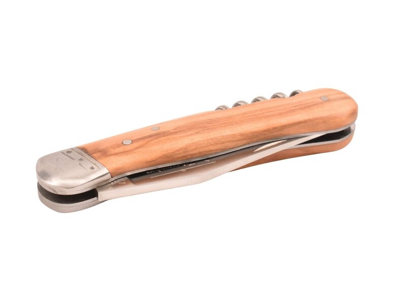 Goyon-Chazeau Le Pionnier 10cm olijfhout - met kurkentrekker
