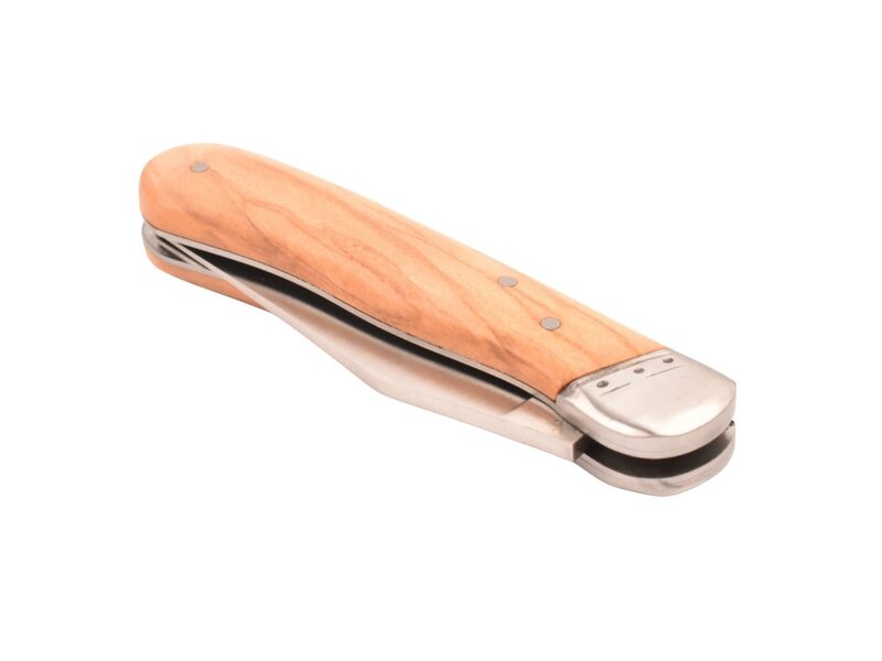 Goyon-Chazeau Le Pionnier 10cm olijfhout - met kurkentrekker