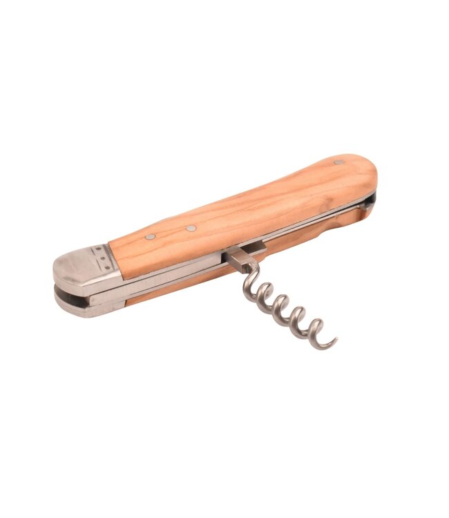 Goyon-Chazeau Le Pionnier 10cm olijfhout - met kurkentrekker
