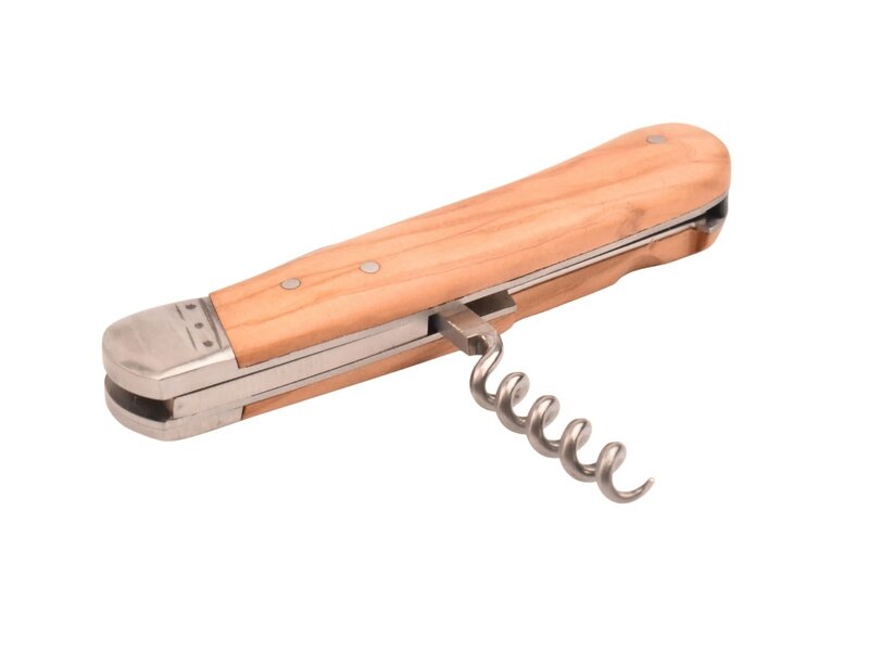 Goyon-Chazeau Le Pionnier 10cm olijfhout - met kurkentrekker