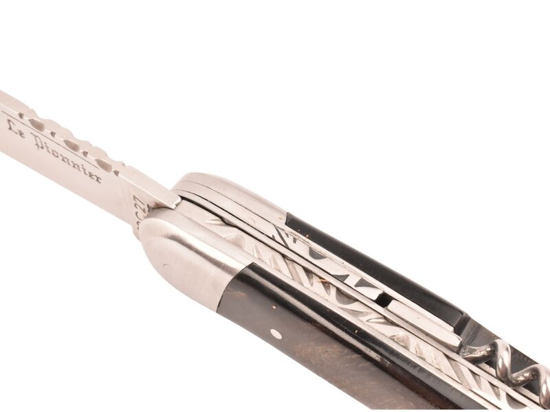 Goyon-Chazeau Le Pionnier 11cm croute de buffle  - vergrendeling - 3-delig