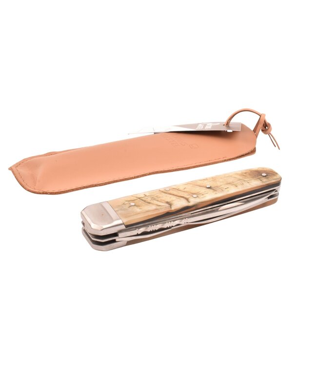 Goyon-Chazeau Hallali 14 cm ramshoorn - vergrendeling - 4-delig