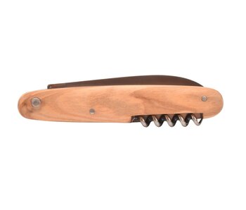 Goyon-Chazeau Navette 10cm olijfhout - plein manche - kurkentrekker