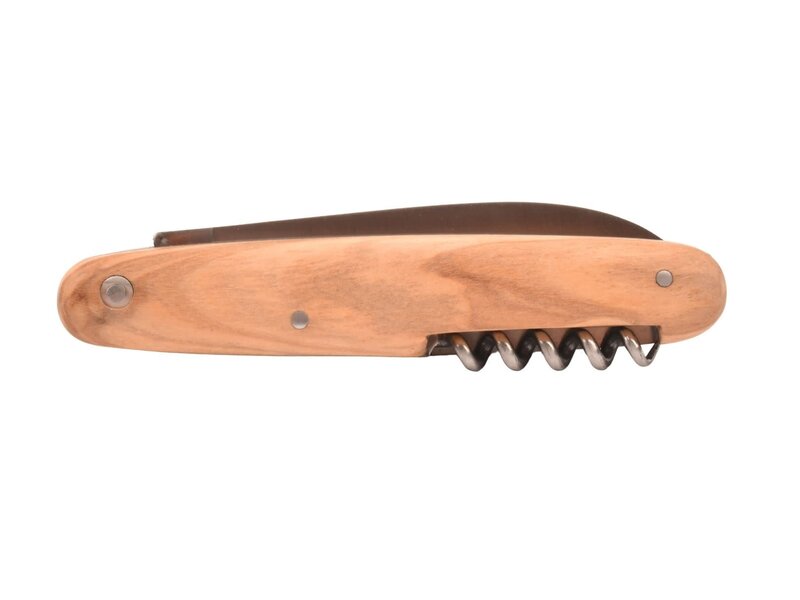 Goyon-Chazeau Navette 10cm olijfhout - plein manche - kurkentrekker