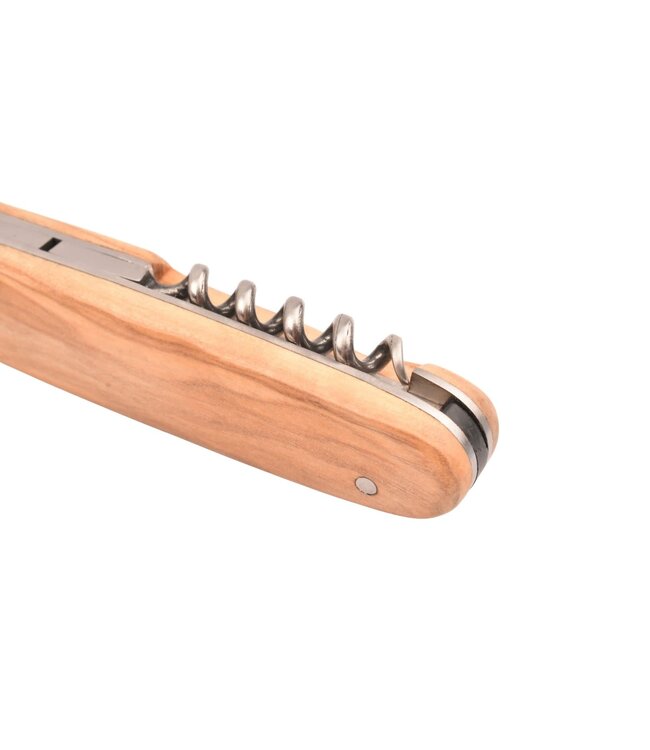 Goyon-Chazeau Navette 10cm olijfhout - plein manche - kurkentrekker