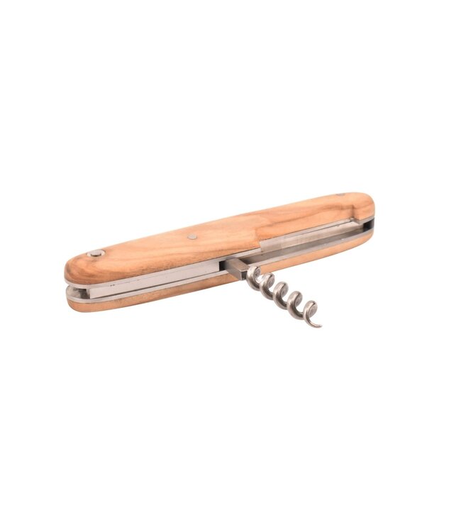 Goyon-Chazeau Navette 10cm olijfhout - plein manche - kurkentrekker